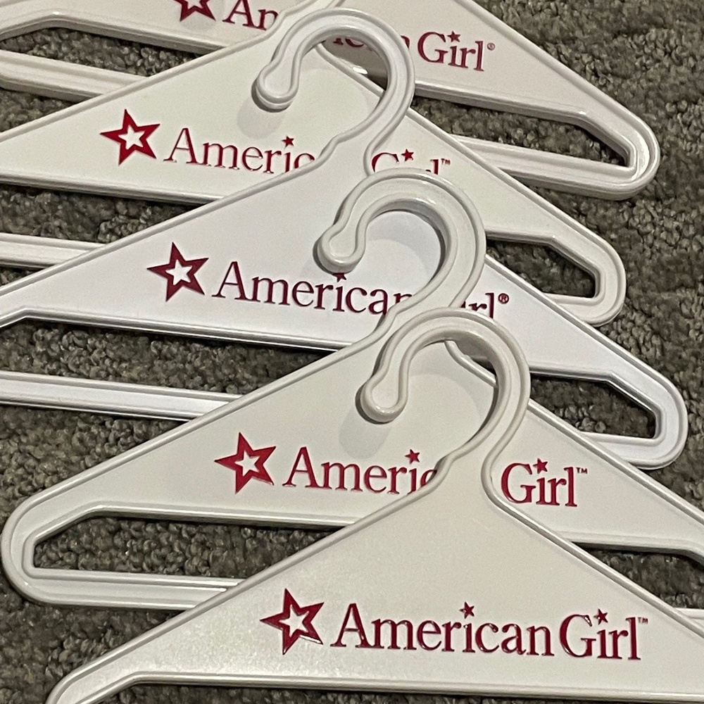 5 American Girl hangers